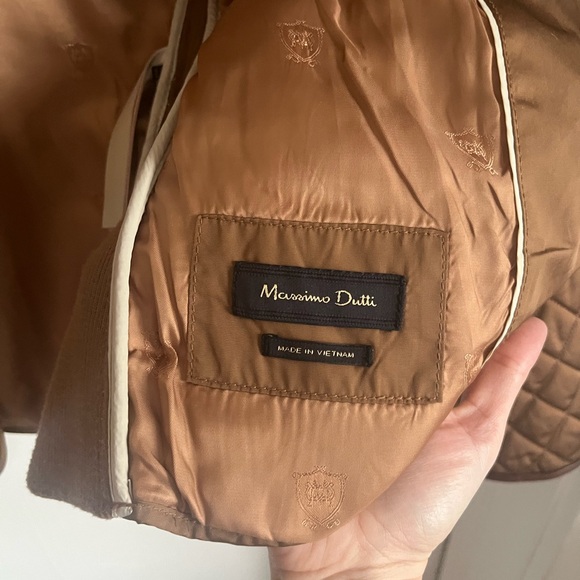 Massimo Dutti Diamond Quilted Puffer Jacket - Picture 5 of 9